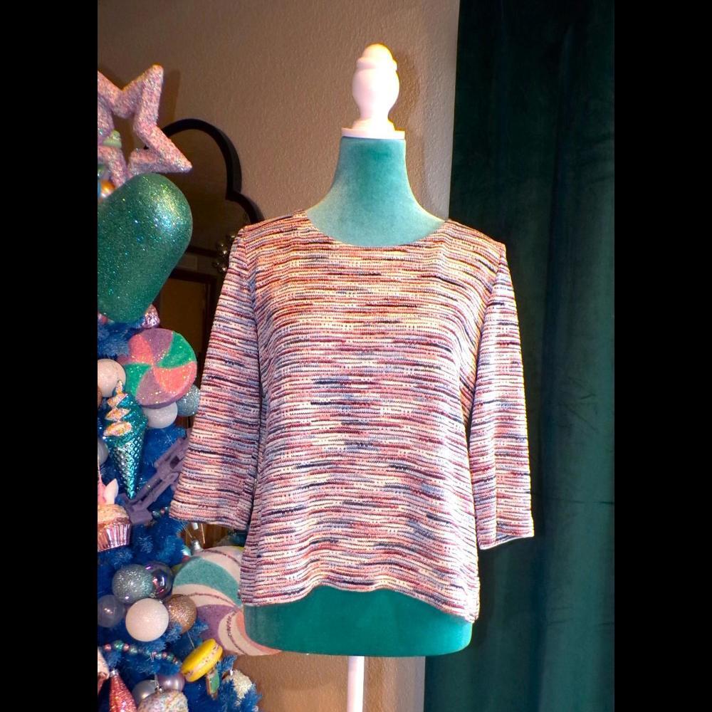 Vintage Woman's Alfred Dunner Sweater Top - Size Petite Medium
